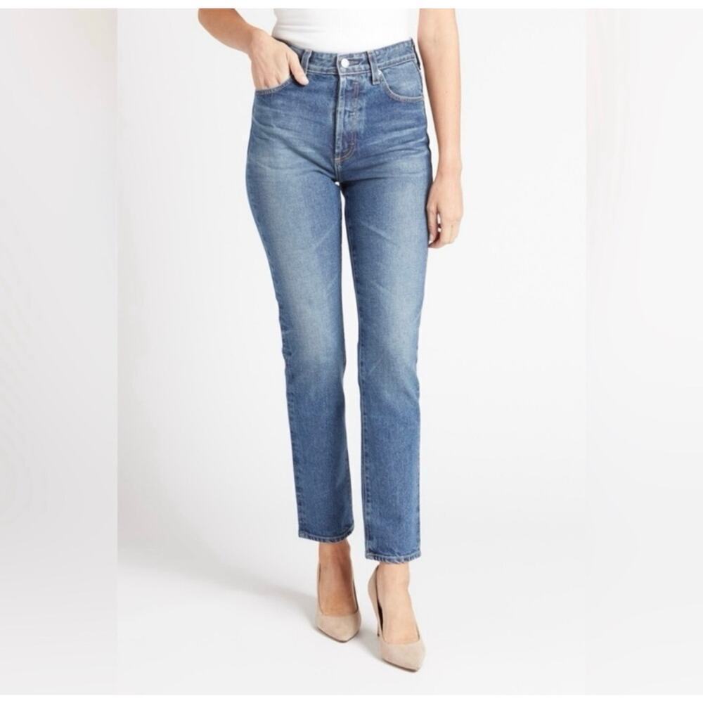 AG Adriano Goldschmied Alexxis Slim High Rise Vintage Straight Fit Jean Size 27